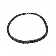 Best Selling Stainless Steel Black Chunky Chain Necklace For Man